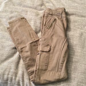 Ashley mason cargo utility jeans skinny